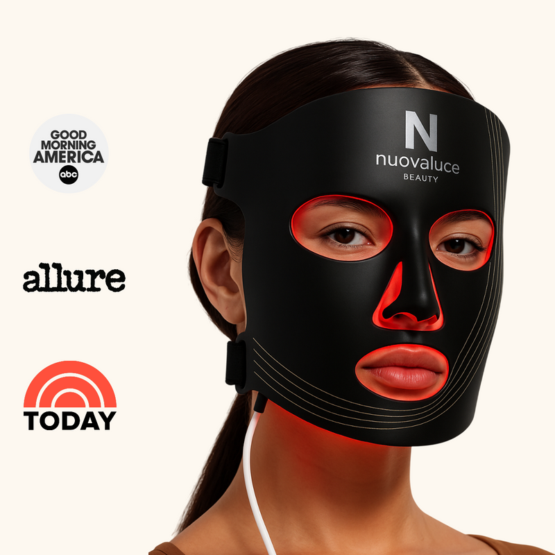 Nuovaluce LED mask in use