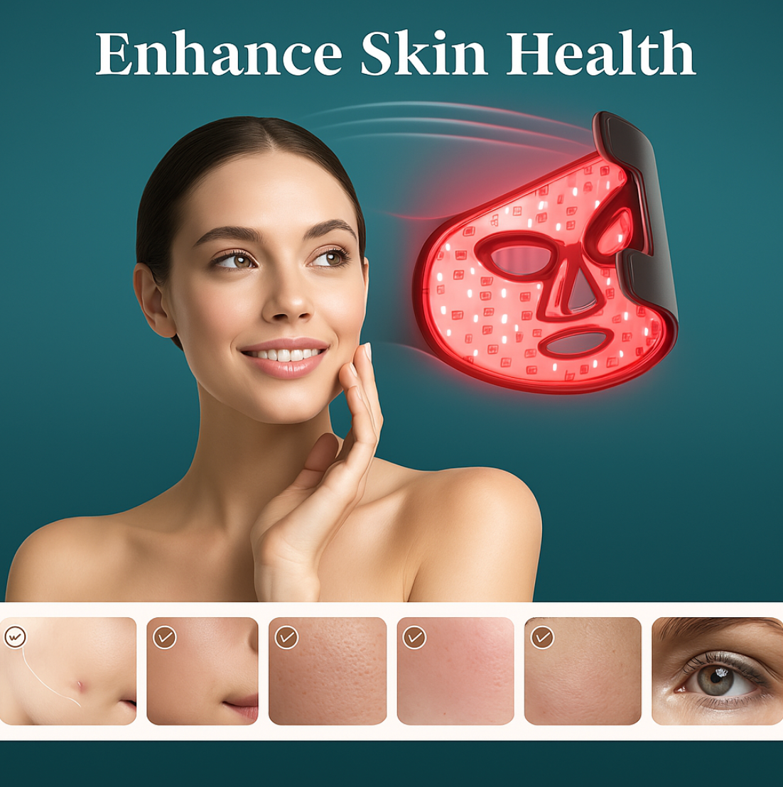 Nuovaluce LED Light Therapy Face Mask