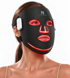 Nuovaluce LED Max Light Therapy Face Mask angled model view