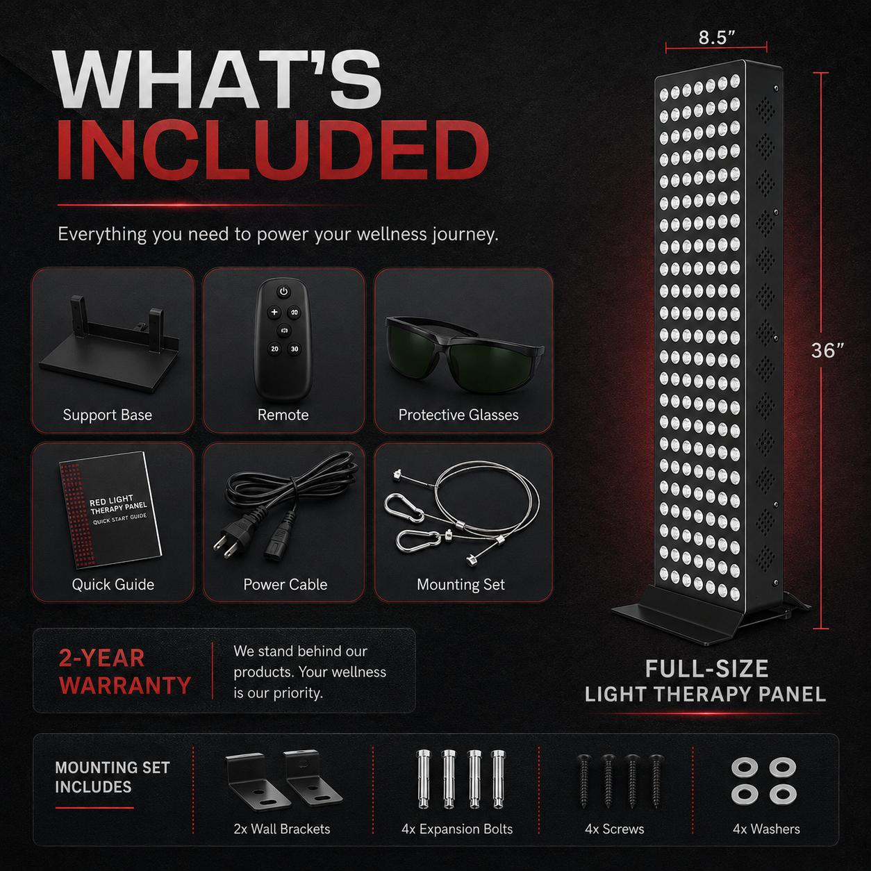 Nuovaluce CL-H001 included accessories